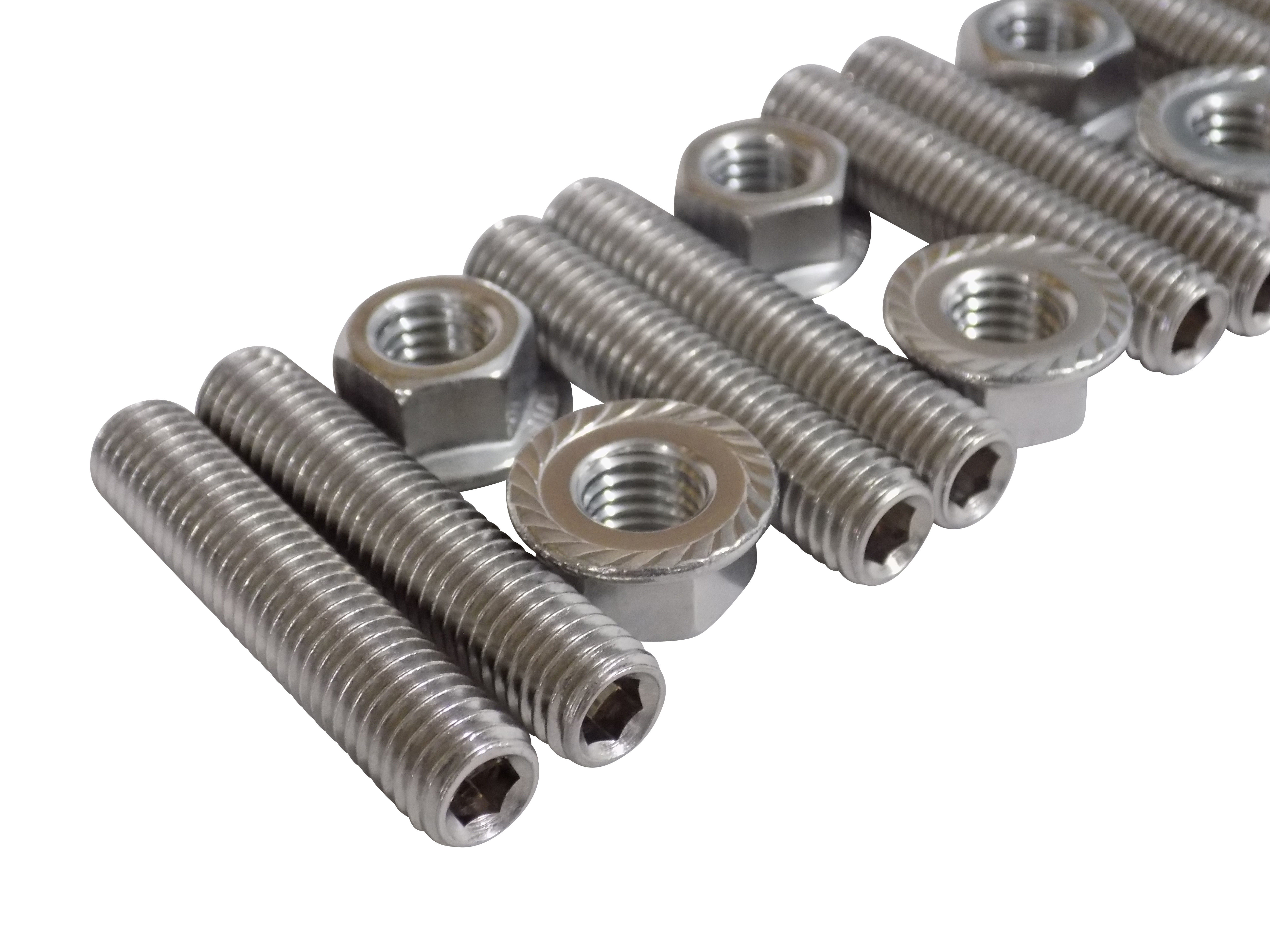 Exhaust Manifold Header Gasket & Stainless Stud Kit for 1998.52019 5