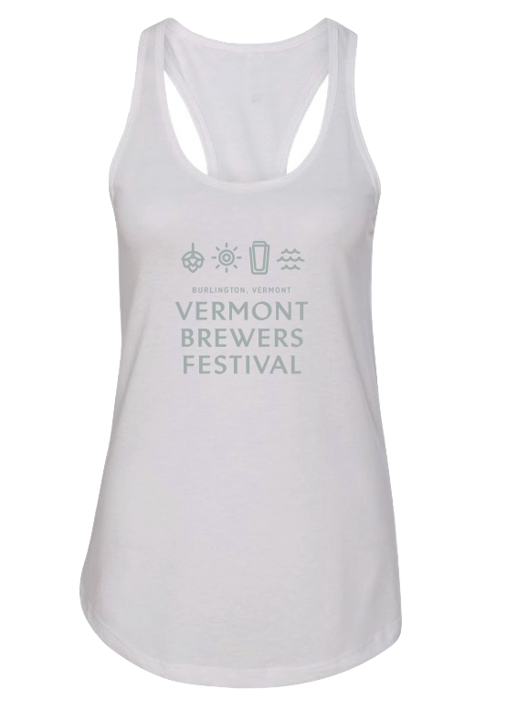 Vermont Brewers Festival Burlington White Tank Top Vermont Brewers Festival Burlington White Tank Top