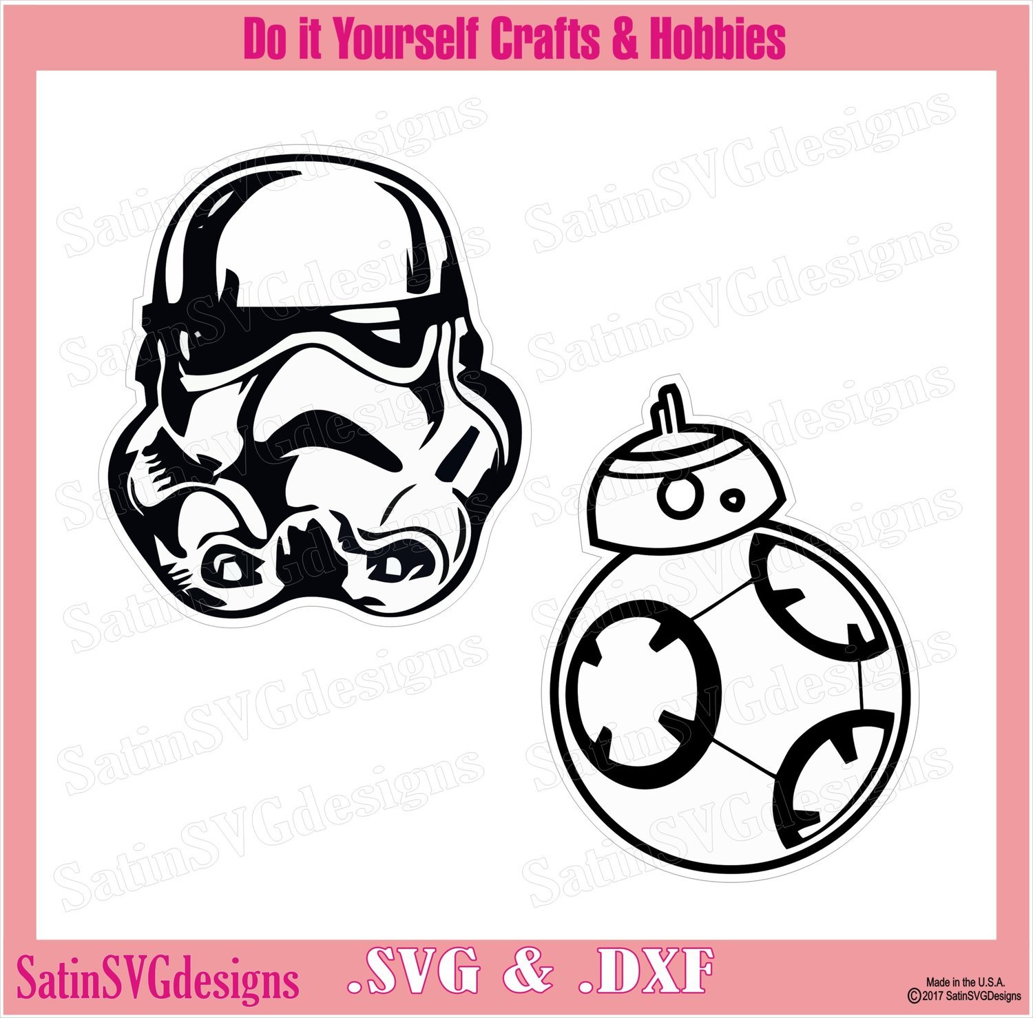 Star Wars Trooper-BB8 Set Design SVG Files, Cricut ...