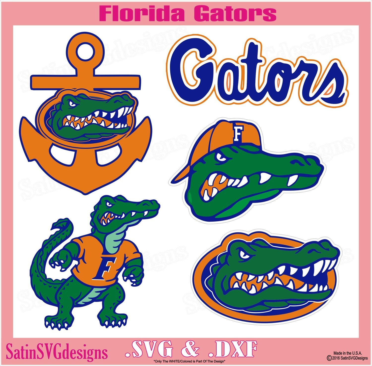 Download Florida Gators Multi Set Design SVG Files, Cricut, Silhouette Studio, Digital Cut Files