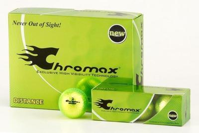 Green Neon Golf Balls - Chromax Distance 12 Box Green Neon Golf Balls - Chromax Distance 12 Box
