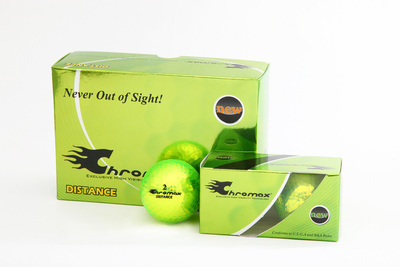 Green Neon Golf Balls - Chromax Distance Half Dozen Green Neon Golf Balls - Chromax Distance Half Dozen