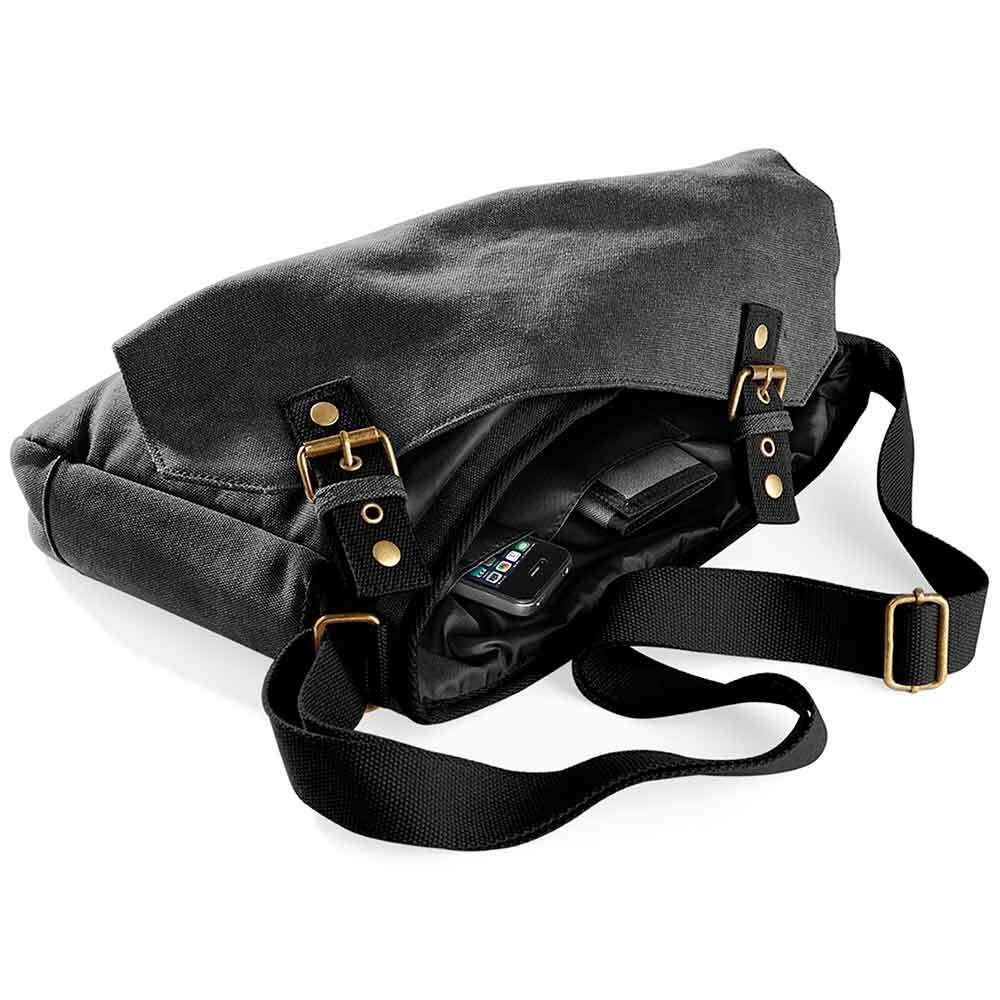 "Wormser" Premium Schultertasche im Vintagelook