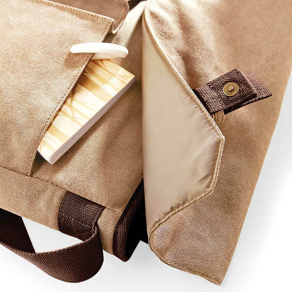 "Wormser" Premium Schultertasche im Vintagelook