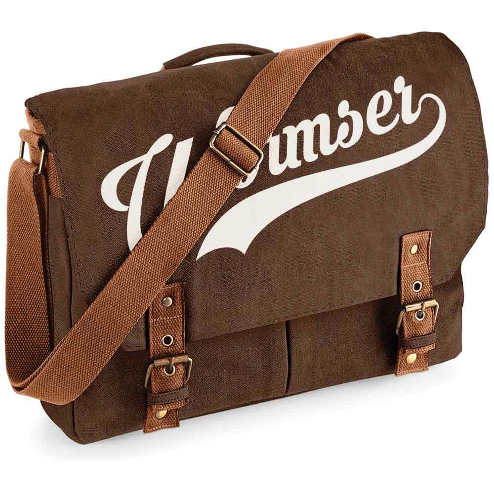 "Wormser" Premium Schultertasche im Vintagelook